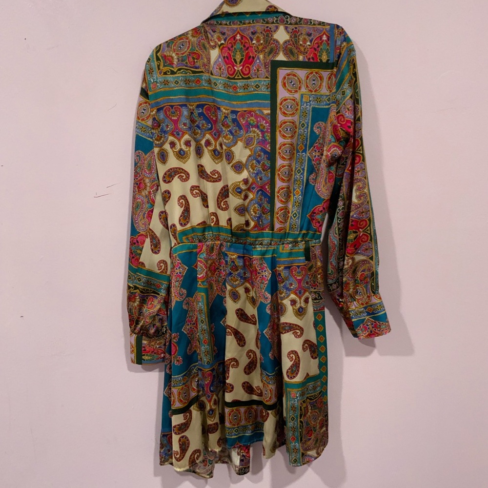 Paisley Print Women's Dress
